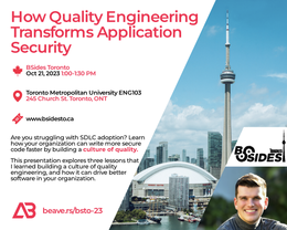 BSides Toronto - Quality Engineering